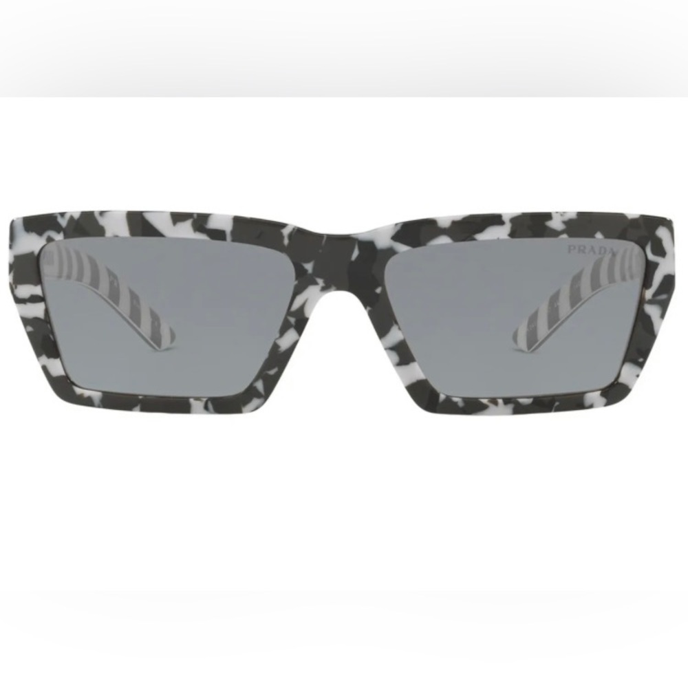 PRADA sport women’s sunglasses black and white, no scratches with box.